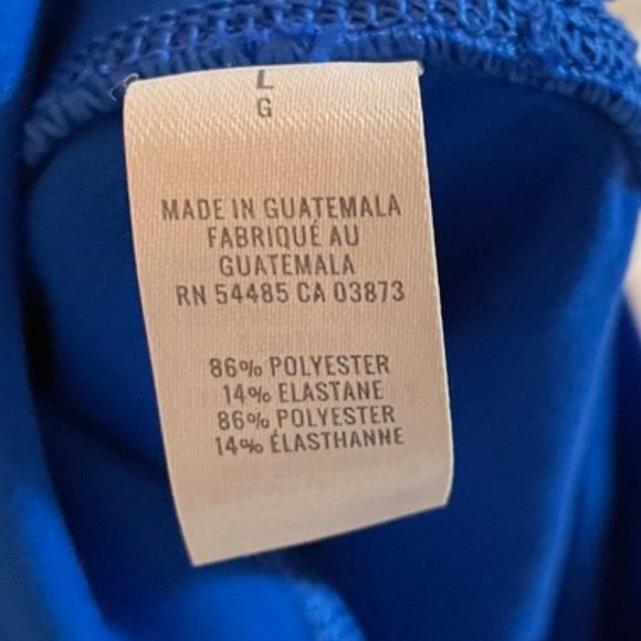 💚 Aerie Biker Shorts Royal Blue Large High Rise - Picture 5 of 5